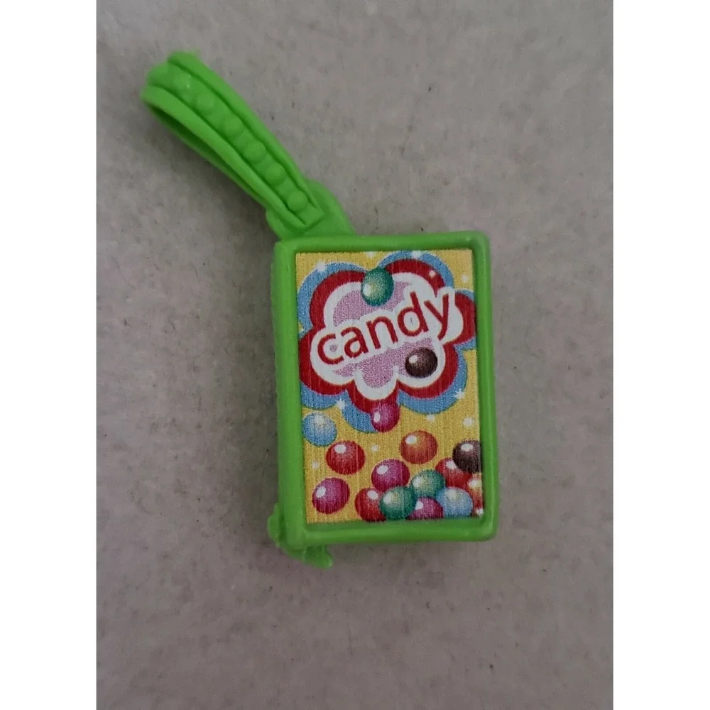 BARBIE DOLL PINK LONG STRAP DONUT PURSE CANDY BAG LOLLIPOP WRISTLET ACCESSORIES